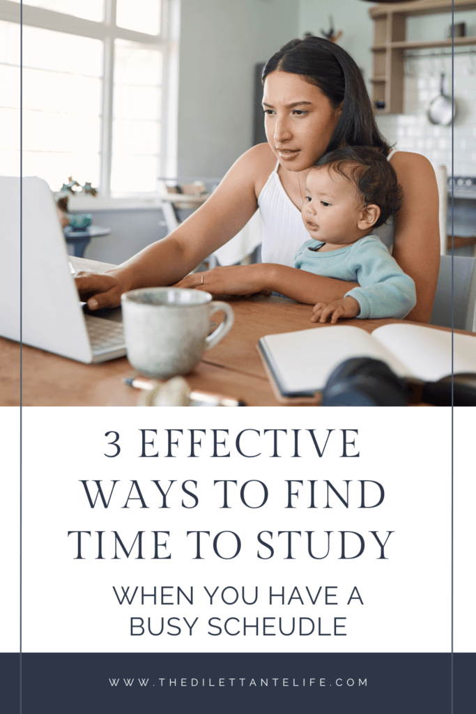 Own Study Time 3 Effective Ways To Find Time To Study with a Busy Schedule